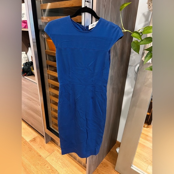 Diane Von Furstenberg Colorblock Sheath Dress NWT Size 0 - Picture 4 of 4